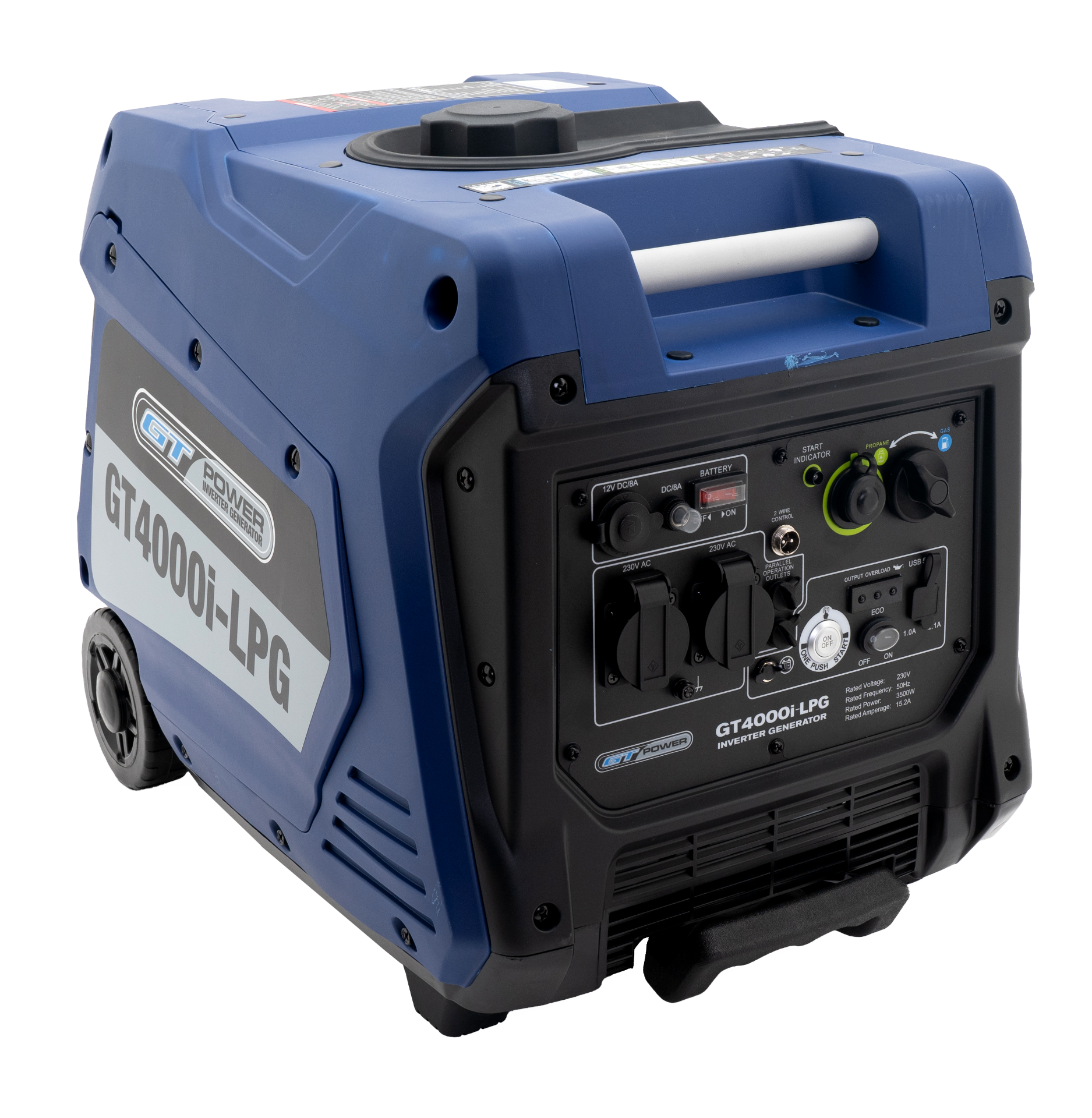 GT Power GT4000I LPG 4000W/5kVA Inverter Generator